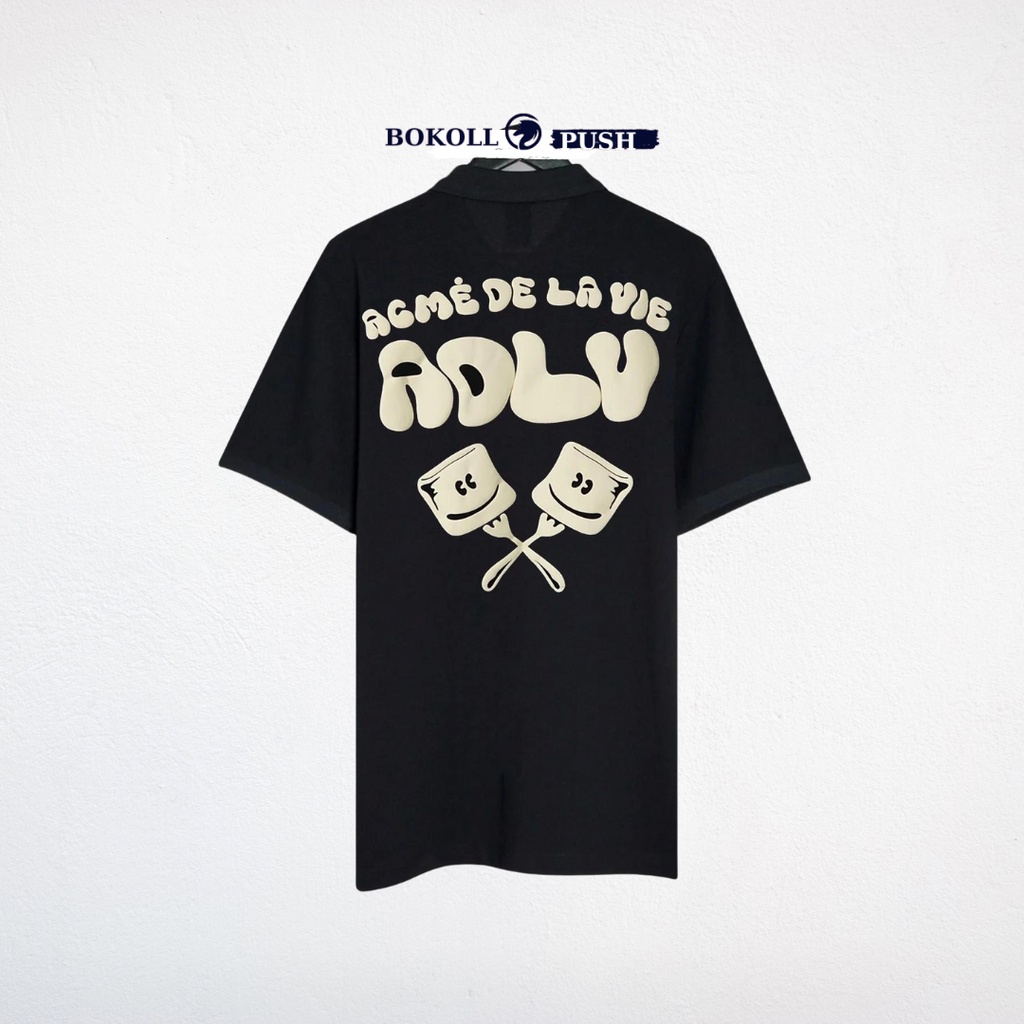 Áo thun  ADLV Marsh Mallow phong cách STREET STYLE nam nữ form rộng  vải cotton 100 % Bestquality 1:1