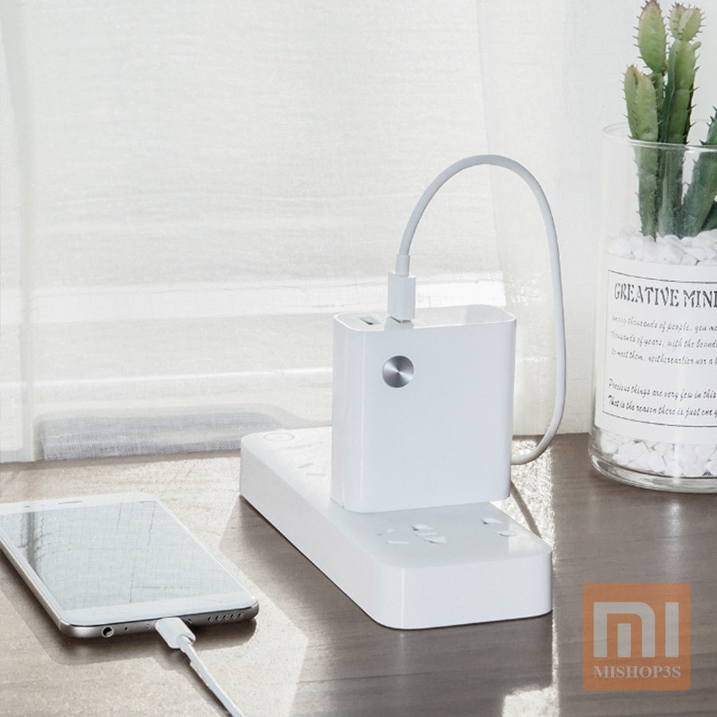 Pin dự phòng Xiaomi 5200 mAh tích hợp đầu sạc 2 cổng USB