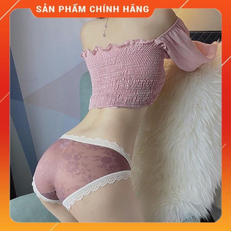 Quần Lót Ren Lưới Cao Cấp Xuyên Thấu Gợi Cảm 9908