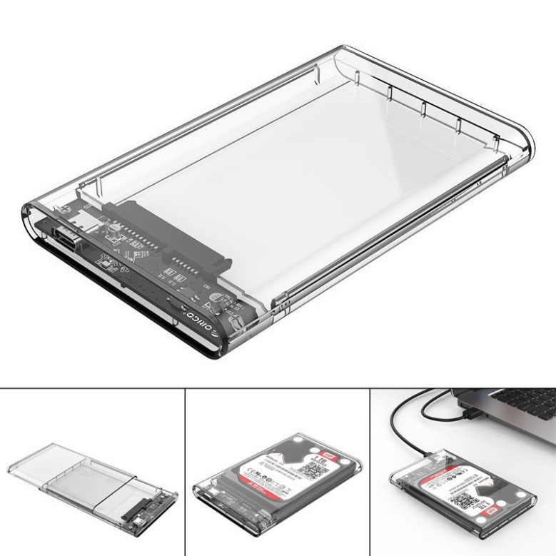 TYDB Hộp Ổ Cứng Hdd Box ORICO 2.5" 2139U3, USB 3.0 (trong suốt) - Bảo hành CHÍNH HÃNG 1 NĂM 44 P939