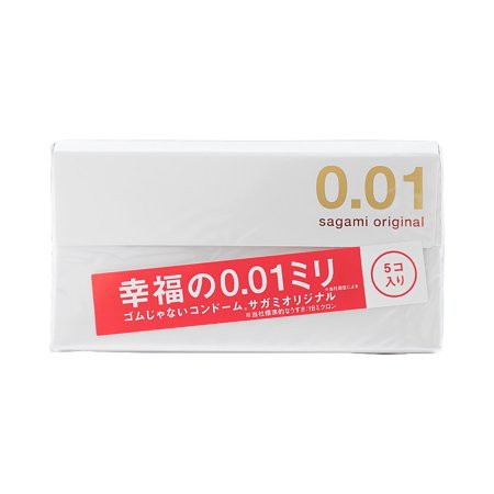 Bao cao su Sagami Original 0.01 hộp 5 cái- Hàng nội địa Nhật