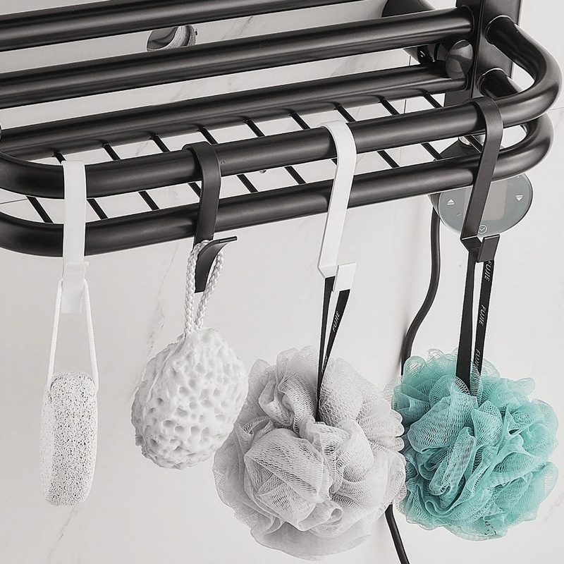Móc treo đồ gắn tường bằng nhôm thiết kế độc đáo tiện dụng cho nhà bếp/ nhà tắm