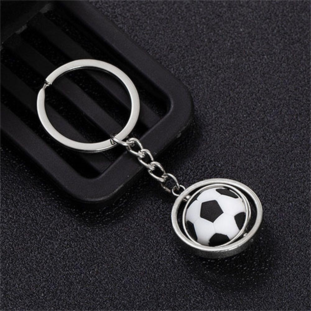 DARNELL Móc Khóa Hình Quả Bóng Golf Có Thể Xoay Được Giá Đỡ