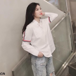 Áo sơ mi nữ công sở dài tay/ Chất cotton dày dặn