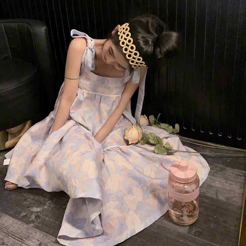 Đầm Nữ Hở Vai In Hoa Thời Trang Xuân Hè 2021 | BigBuy360 - bigbuy360.vn