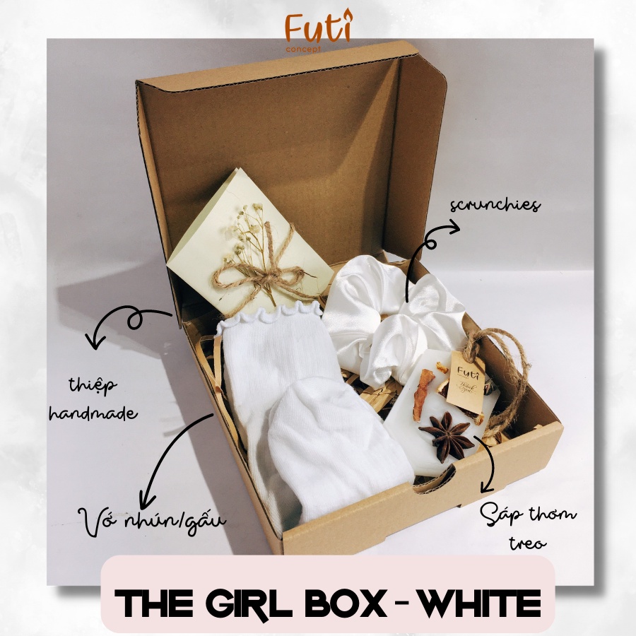 Hộp quà tặng bạn gái dễ thương,ý nghĩa, Giftbox tặng người yêu The Girl Box - Futi Concept