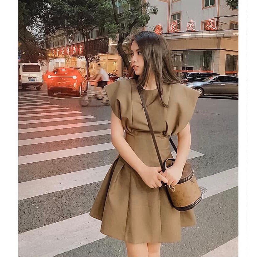 Đầm chít eo form xòe cá tính - Rebeca dress RE