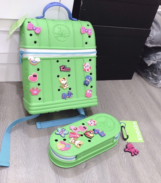 Balo Crocs cho bé chính hãng nội địa TQ siêu đáng yêu