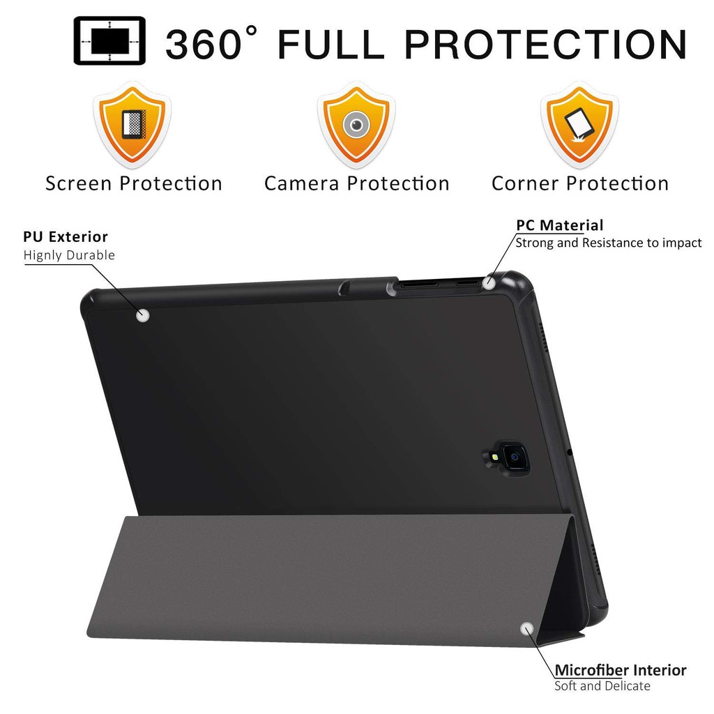 Bao da bảo vệ kiêm giá đỡ cho máy tính bảng Samsung Galaxy Tab S4 10.5 Inch