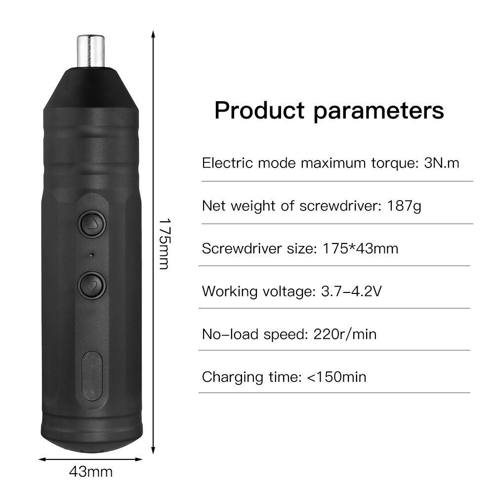Tuốc nơ vít điện EKEZ thiết kế mini không dây thông minh đa chức năng