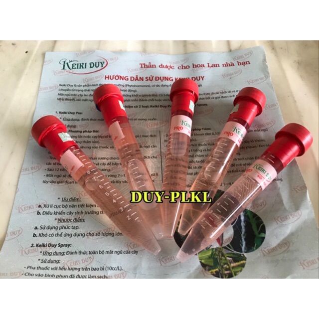 Phân bón- thuốc kích keiki Hoa Lan : kích kie Duy Pro - đỏ -15ml.