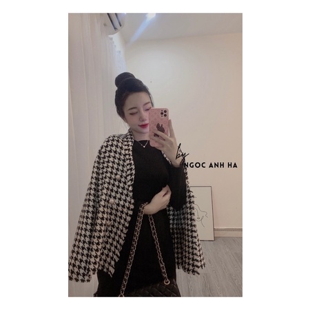 Set váy len body - áo dạ ziczac Follow Me