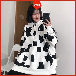 NYUK Harajuku style loose super fire hoodie jacket Korean cowboy hat