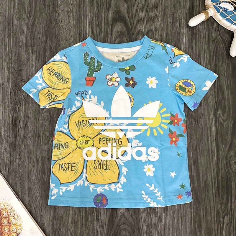 Áo Thun adidas hoạ tiết cho bé trai, bé gái