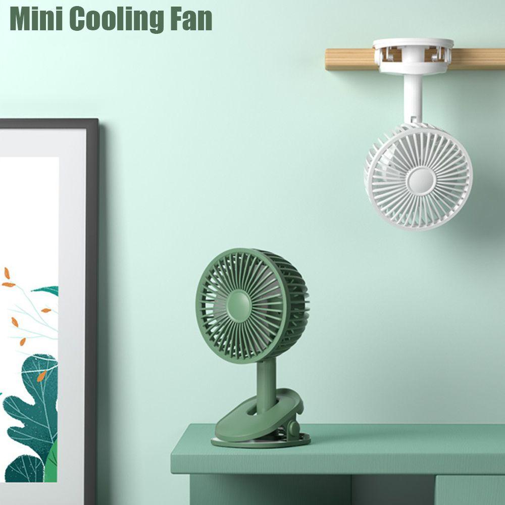 BTLIMER Quạt Xoay 360 Độ Gắn Xe Đẩy Em Bé Tiện Dụng° Đầu Lắc Tự Động Siêu Âm Chất Lượng Cao