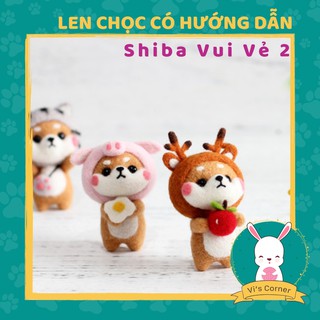 [Len chọc có hướng dẫn] BỘ KIT Shiba Vui Vẻ 2