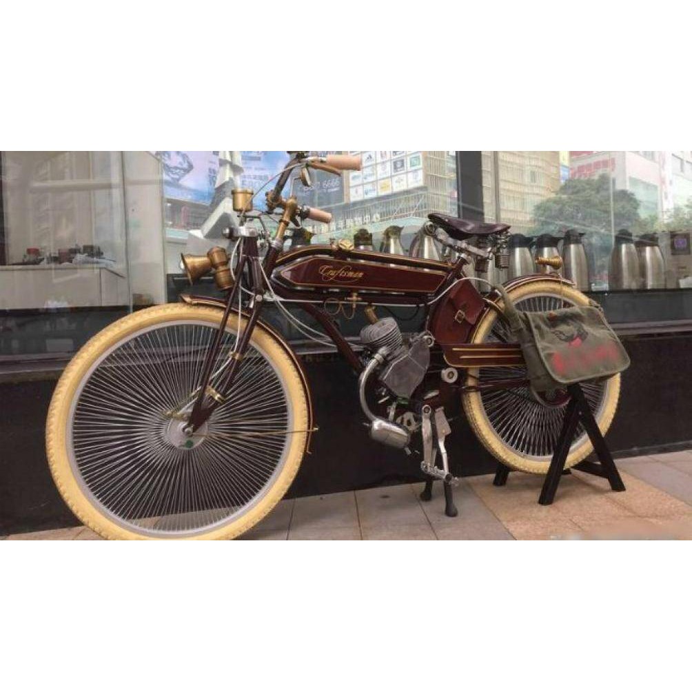 xe máy cổ mobilet 1924 - Craftsman 1924 xe đạp cổ - BÁN GÓP TẠI Q7 a hìu