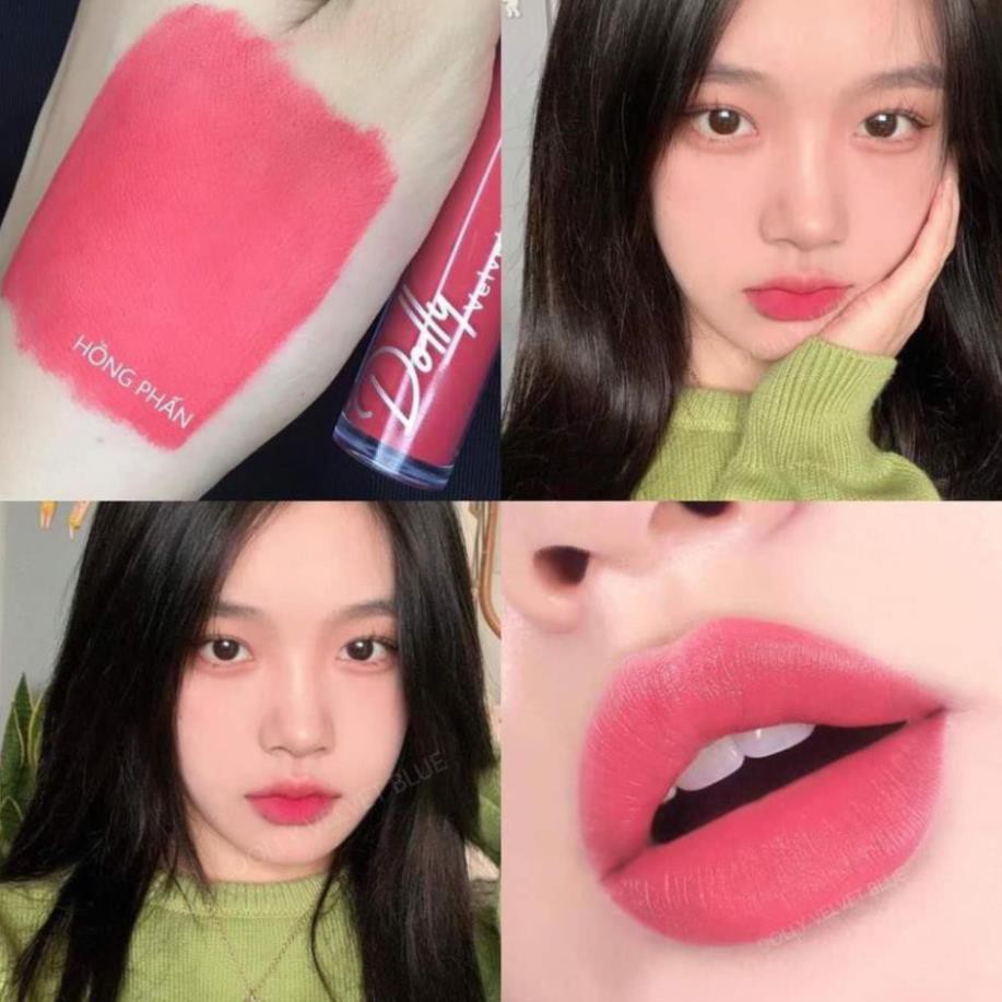 [Hồng Phấn ]Son Cao Cấp Dolly Lips Blue Classic 2020 Màu Hồng Phấn Ngọt Ngào Mềm Mịn Như Nhung | BigBuy360 - bigbuy360.vn