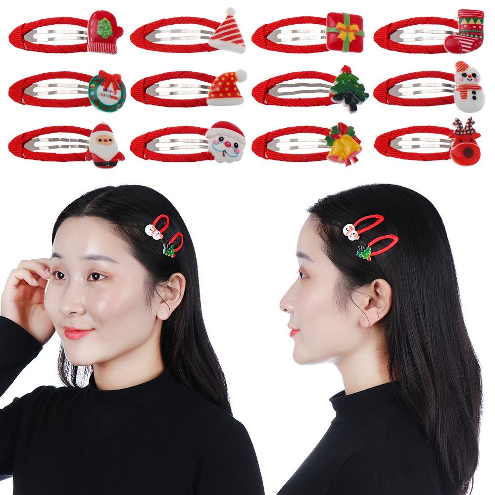 Kẹp Tóc Họa Tiết Giáng Sinh Cho Nam