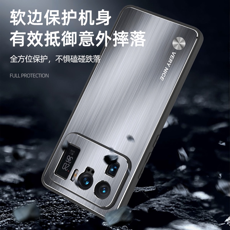 Ốp Điện Thoại TPU + PC Hợp Kim Nhôm Chống Sốc Cho Xiaomi 11 Lite 5g NE / Mi 11 Lite 5g / Mi 11 Lite