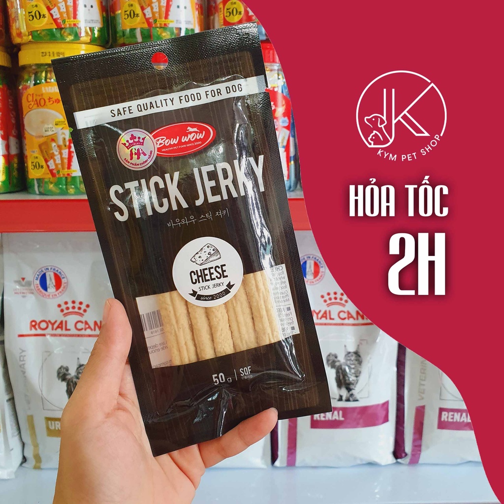 STICK JERKY - Bánh thưởng que mềm cho chó cưng