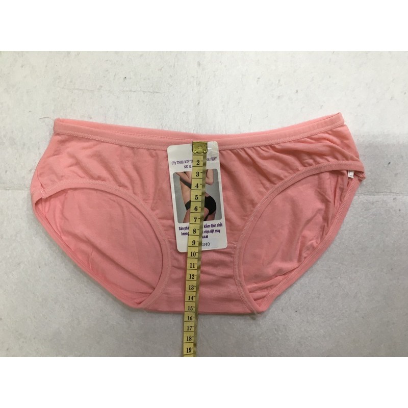 10 Quần lót nữ vải cotton phối gấm (5340) HT hiệu Thịnh Phát. CT