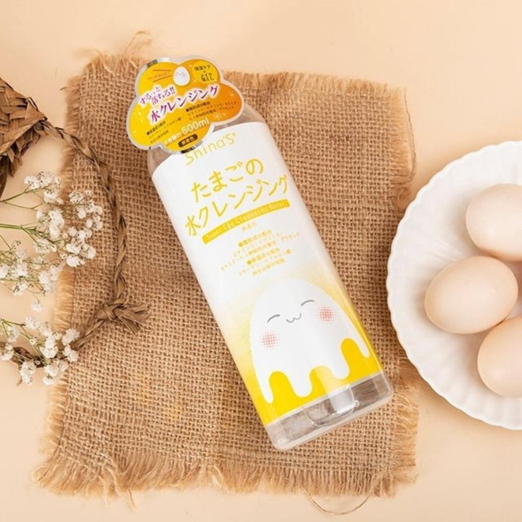 Nước Tẩy Trang Trứng Shina's Super Egg Cleansing Water 500ml