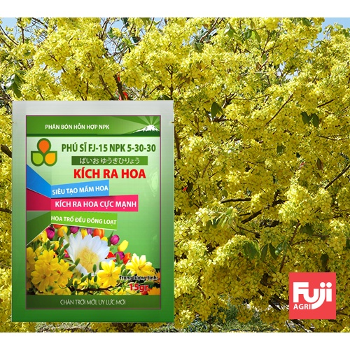 Phân bón NPK FJ15 KÍCH RA HOA 15g