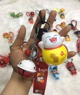 Móc khoá mèo thần tài