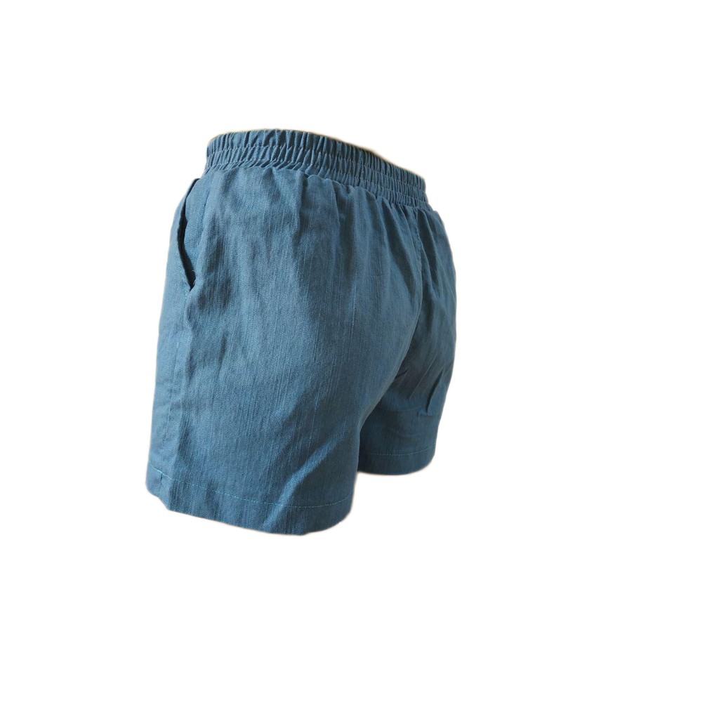 Quần Short nữ chất liệu thô cạp BB