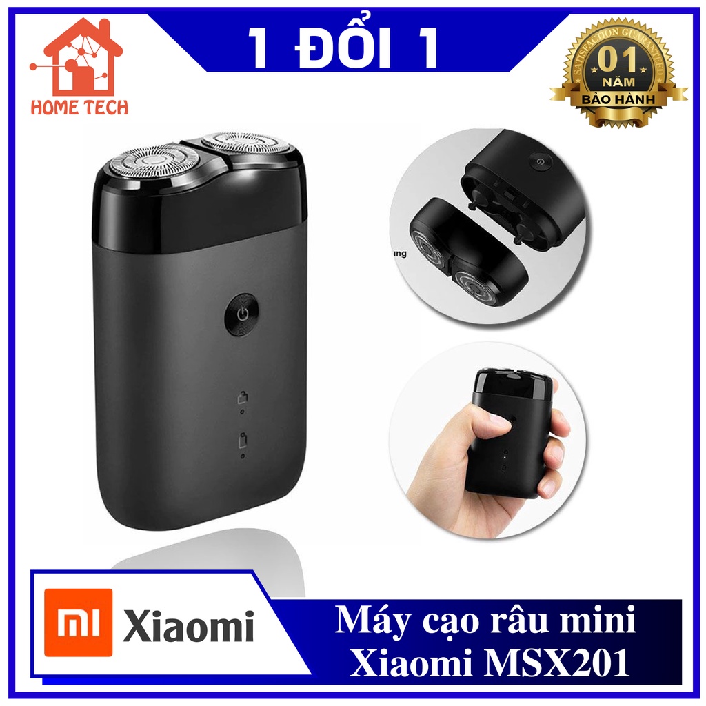 Máy cạo râu Xiaomi Mijia MSX201 Lưỡi dao kép cạo sạch sâu, thiết kế nhỏ gọn, chống nước, phù hợp mọi khuôn mặt