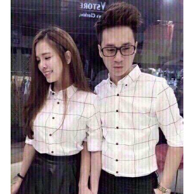 ÁO SƠMI Cặp 😍😍họa tiết đẹp màu sáng sang chảnh cho cập đôi.⭐♥️⭐♥️⭐