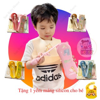 [Chính Hãng]Đũa Tập Ăn Goryeo Baby Hàn Quốc Kèm Hộp Đựng,Đũa Tập Gắp Cho bé-Suti Baby House