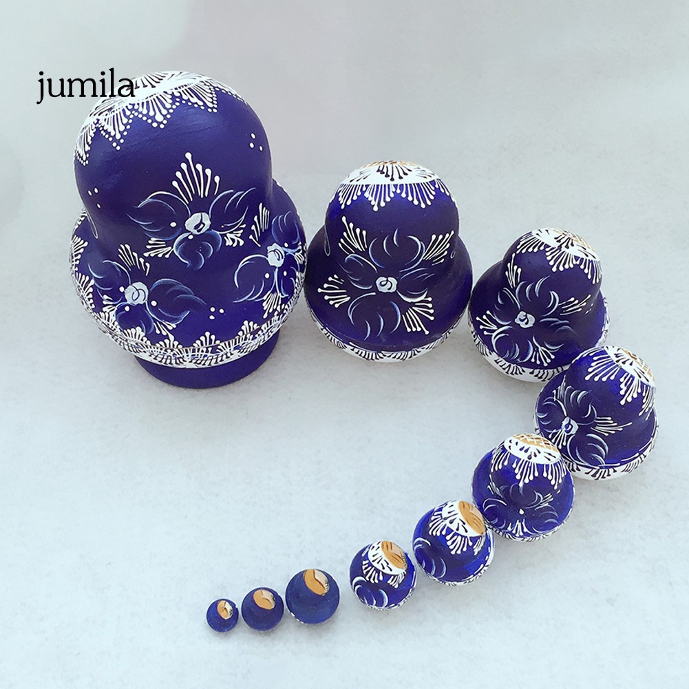 Bộ 10 Búp Bê Nga Matryoshka Bằng Gỗ