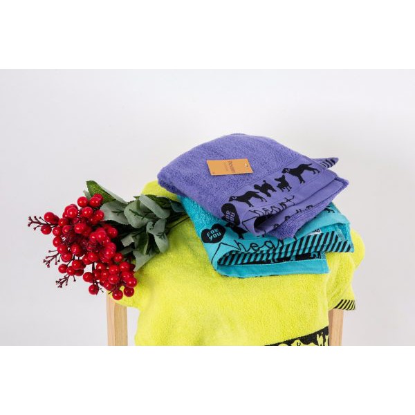 Khăn tắm, khăn đi biển siệu mềm mịn ZTW PET thương hiệu Song Wol 50cm x 100cm