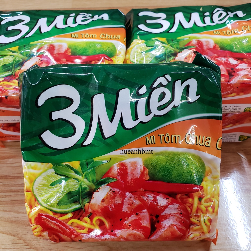 Mì 3 Miền Tôm Chua Cay gói 65g