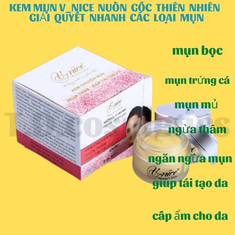 KEM CHUYÊN MỤN - NGỪA THÂM - GIÚP TÁI TẠO DA VNICE