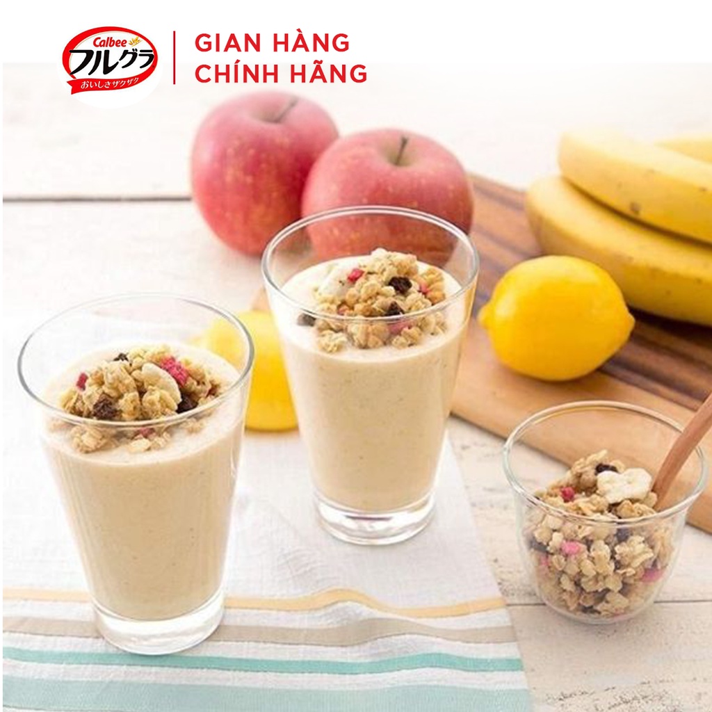Ngũ cốc trái cây Calbee Nhật Bản gói 750g