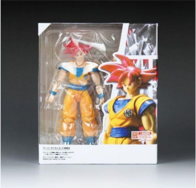 Mô hình khớp cử động Figma Goku God thần cao 15cm