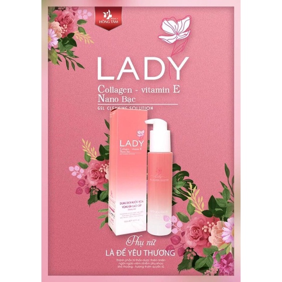 Dung Dịch Vệ Sinh Cao Cấp Lady (mẫu mới) 150ml