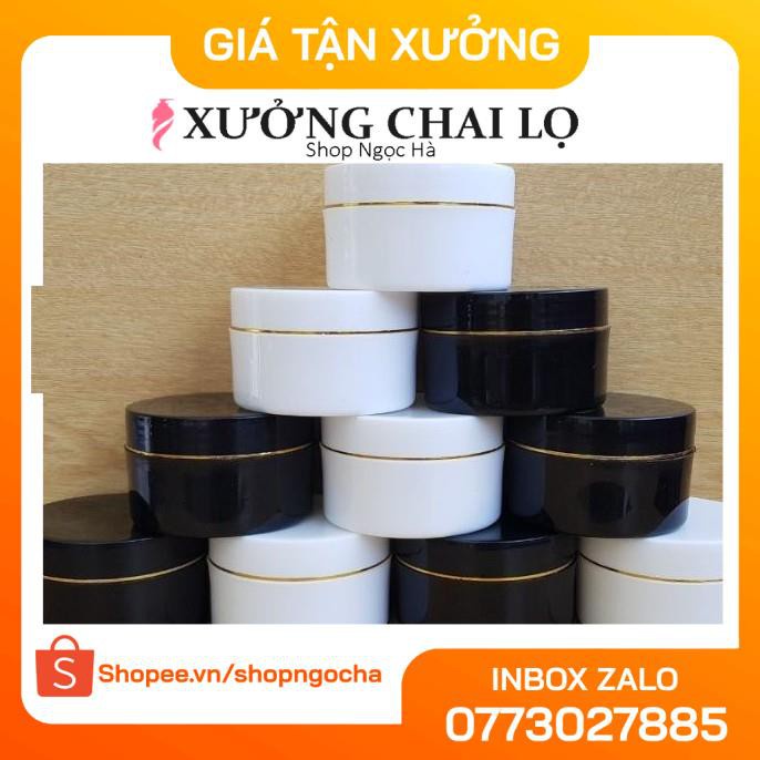 Hủ Đựng Kem ❤ GIÁ RẺ NHẤT ❤ Hủ chiết mỹ phẩm 100g,150g,200g,300g Đựng Kem Body, phụ kiện du lịch