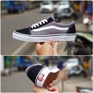 Giày Vans Old Skool xám đen