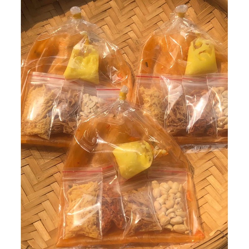 Bánh tráng đỏ dẻo Bơ ngũ vị chà bông