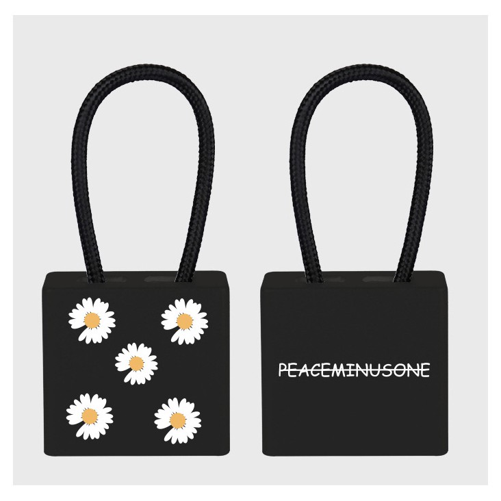 Móc Khóa Cáp sạc hoa cúc GD BIGBANG peaceminusone - Móc cáp sạc hoa cúc GD
