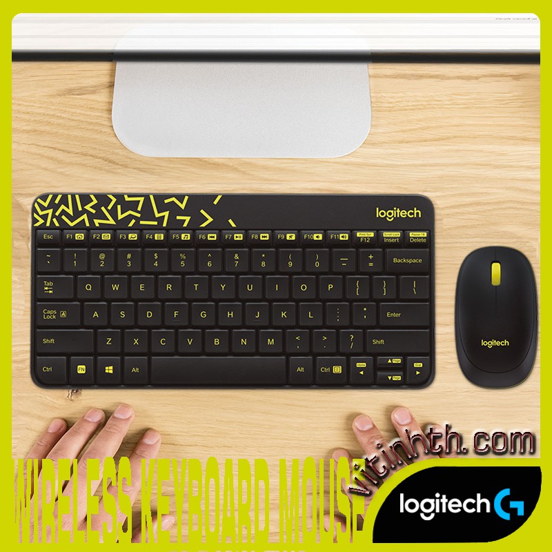 Bộ phím chuột không dây LOGITECH MK240 chính hãng (version fashion) - THComputer Q11