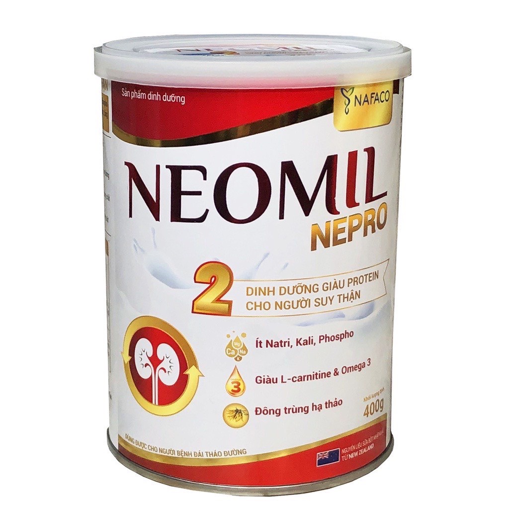 Sữa Bột Neomil Nepro – Cung Cấp Dinh Dưỡng Giúp Giảm Protein Cho Người Suy Thận