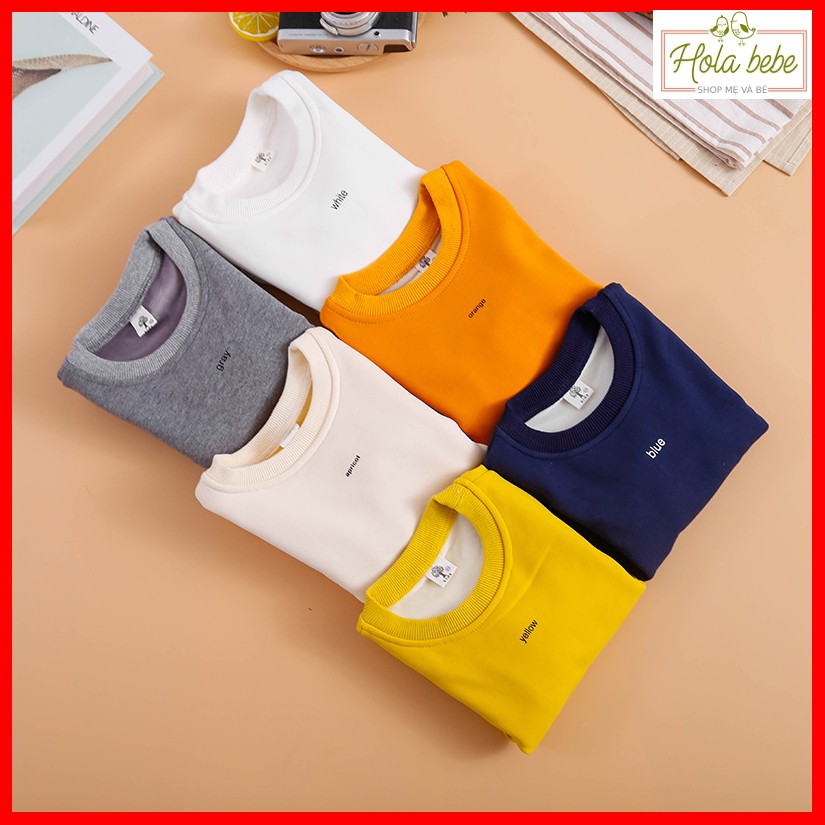 Áo nỉ lót lông cho bé từ 12 - 22kg - HT117