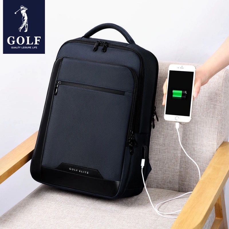 Balo chống sốc Laptop/Macbook phong cách doanh nhân GOLF-B14 (2 màu)