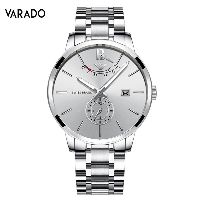 [Tặng vòng tay] Đồng hồ nam NIBOSI NI2318.05 chính hãng dây thép không gỉ cao cấp