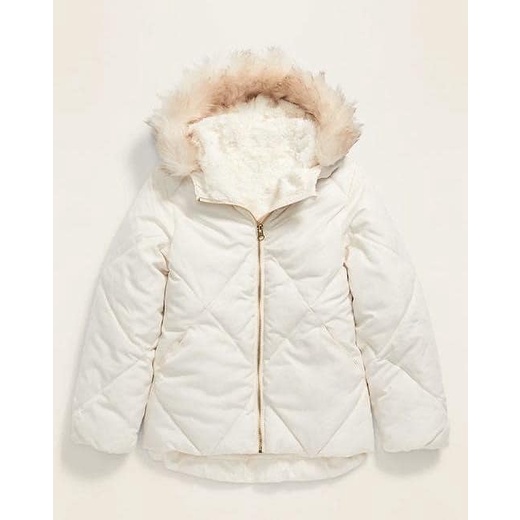 Áo phao lót lông Old Navy mũ lông cực ấm áp cho các bé